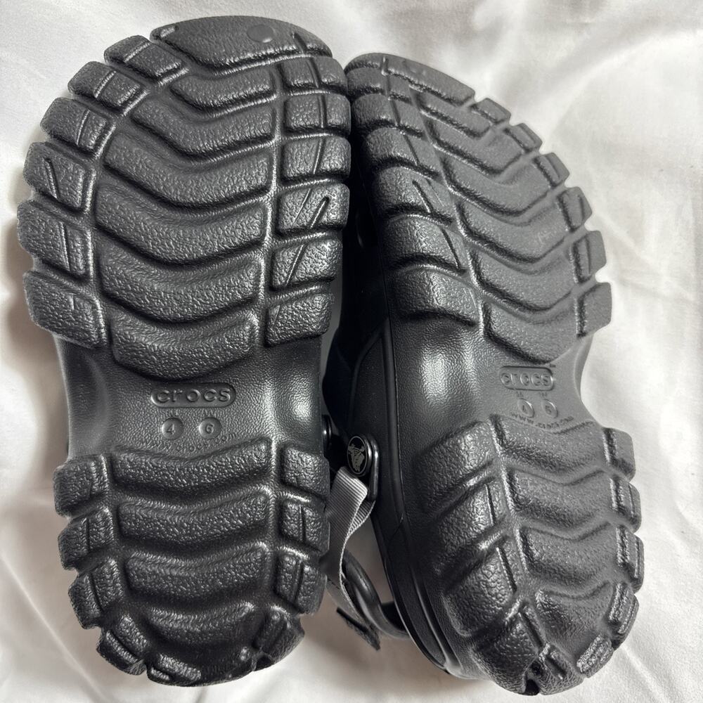 Crocs Unisex Offroad Sport Clog Black Graphite Size Men’s 4/Women’s 6 NIB NWOT - Picture 5 of 7